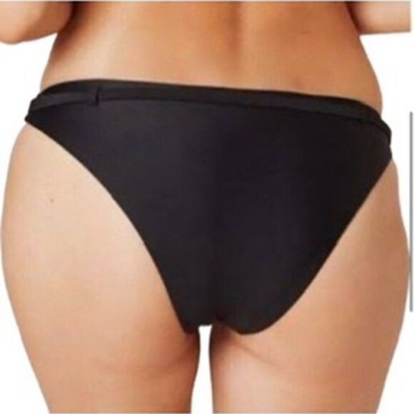 Andie Swim The Riviera Bikini Bottom Black Womens Small - Picture 2 of 4
